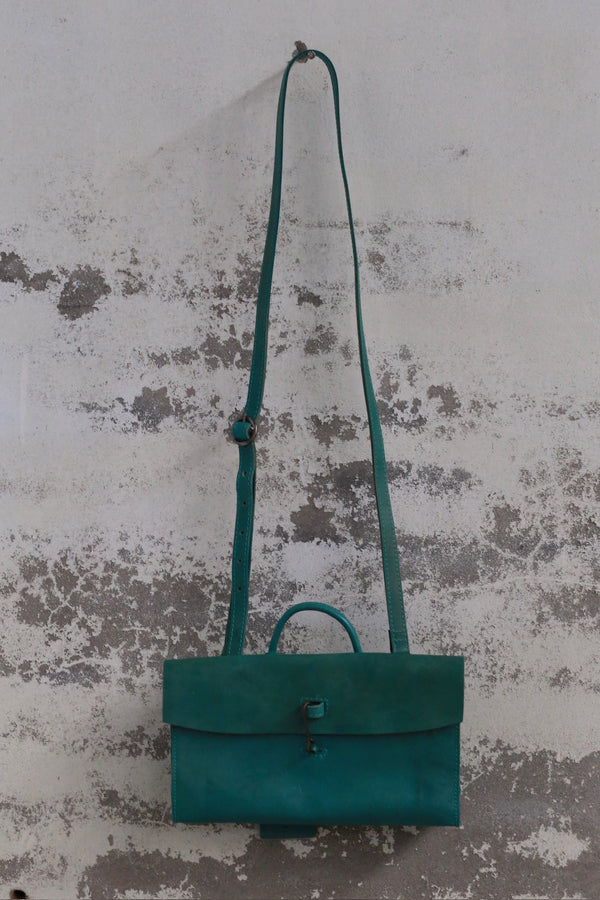 AVIVA JIFEI XUE X Tagliovivo floral-dyed wide shoulder strap bag DOCTOR W Italy TAG-DOCTOR W-Turquoise